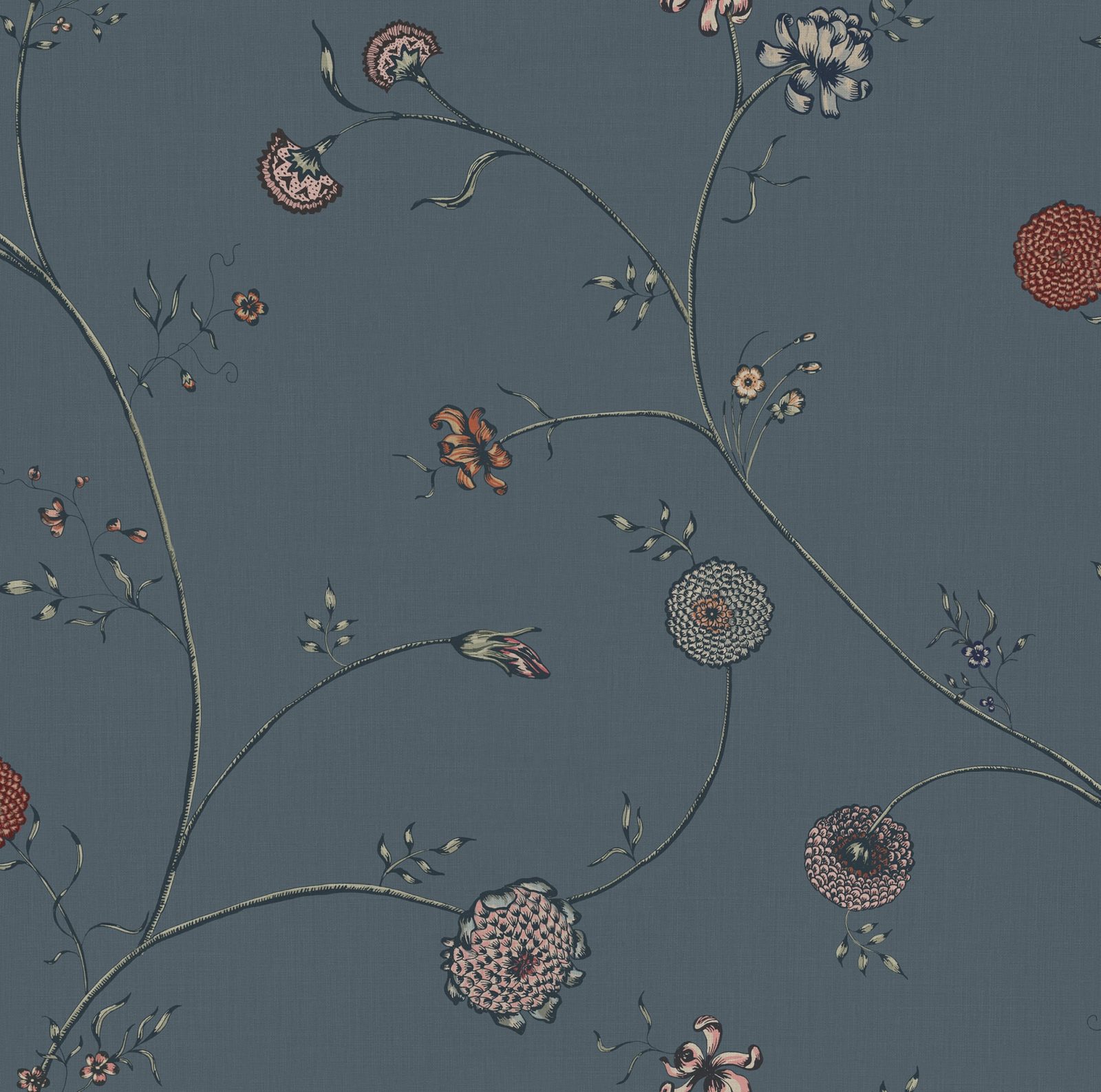 Flower Thread, Blue, Rebel Walls, 5 mp / rola