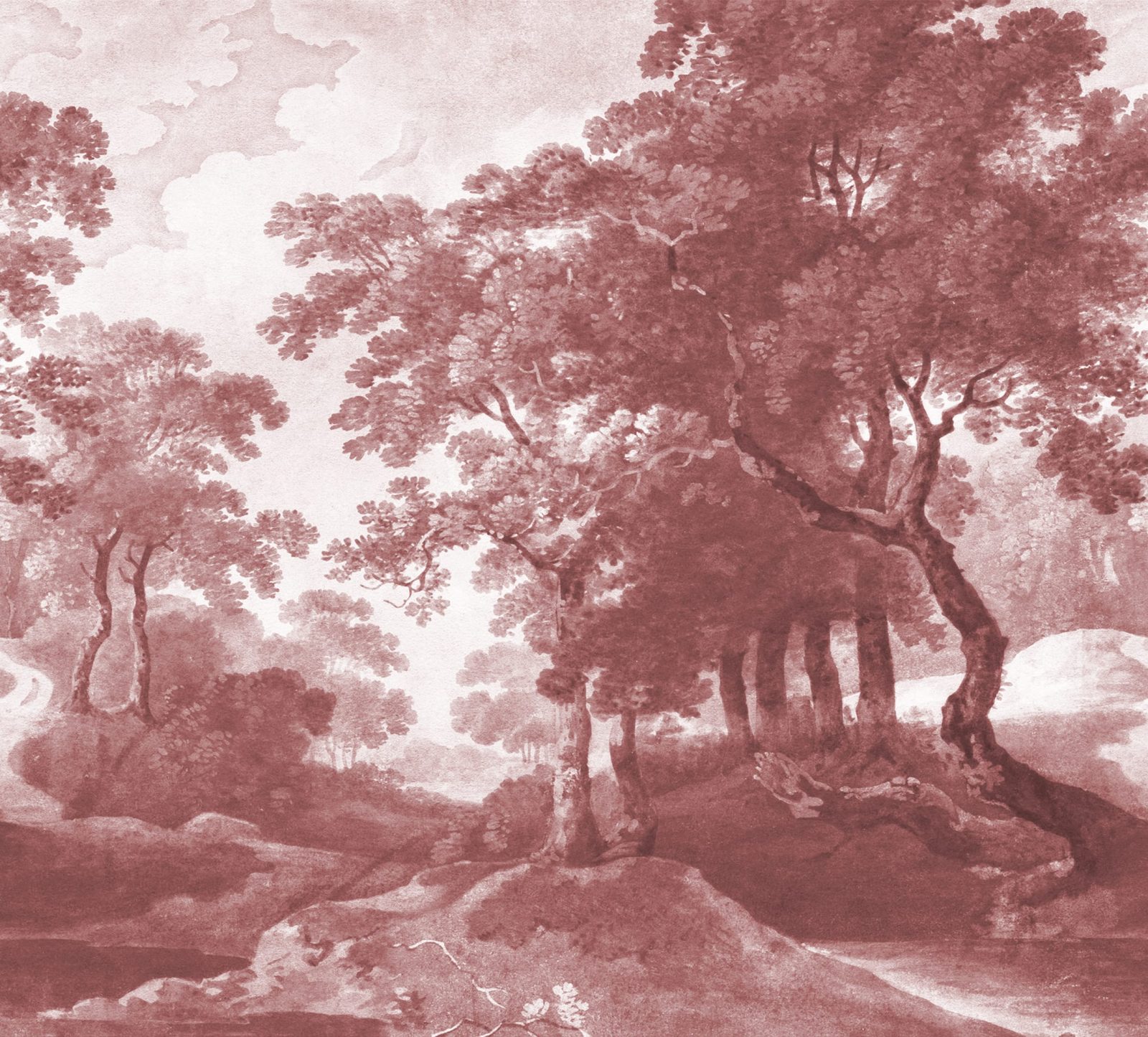 The Vintage Grove, Burgundy, Rebel Walls