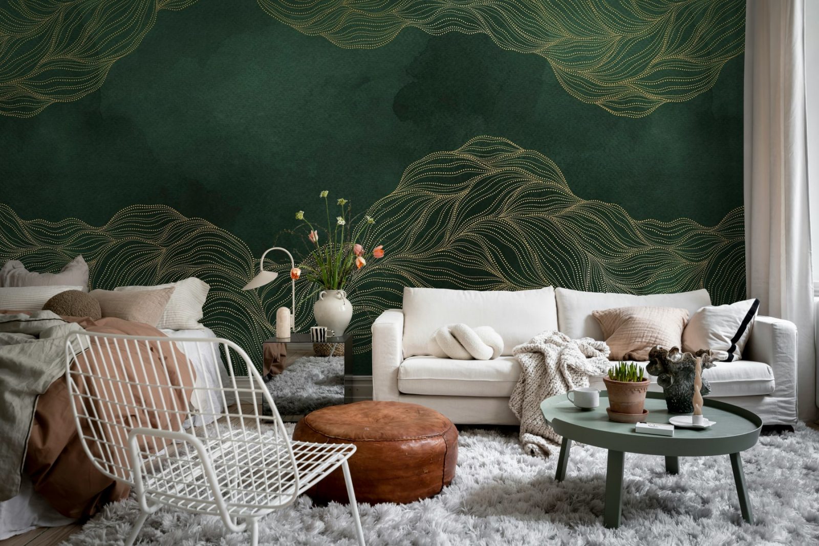 Opulence Dots, Jade, Rebel Walls 2