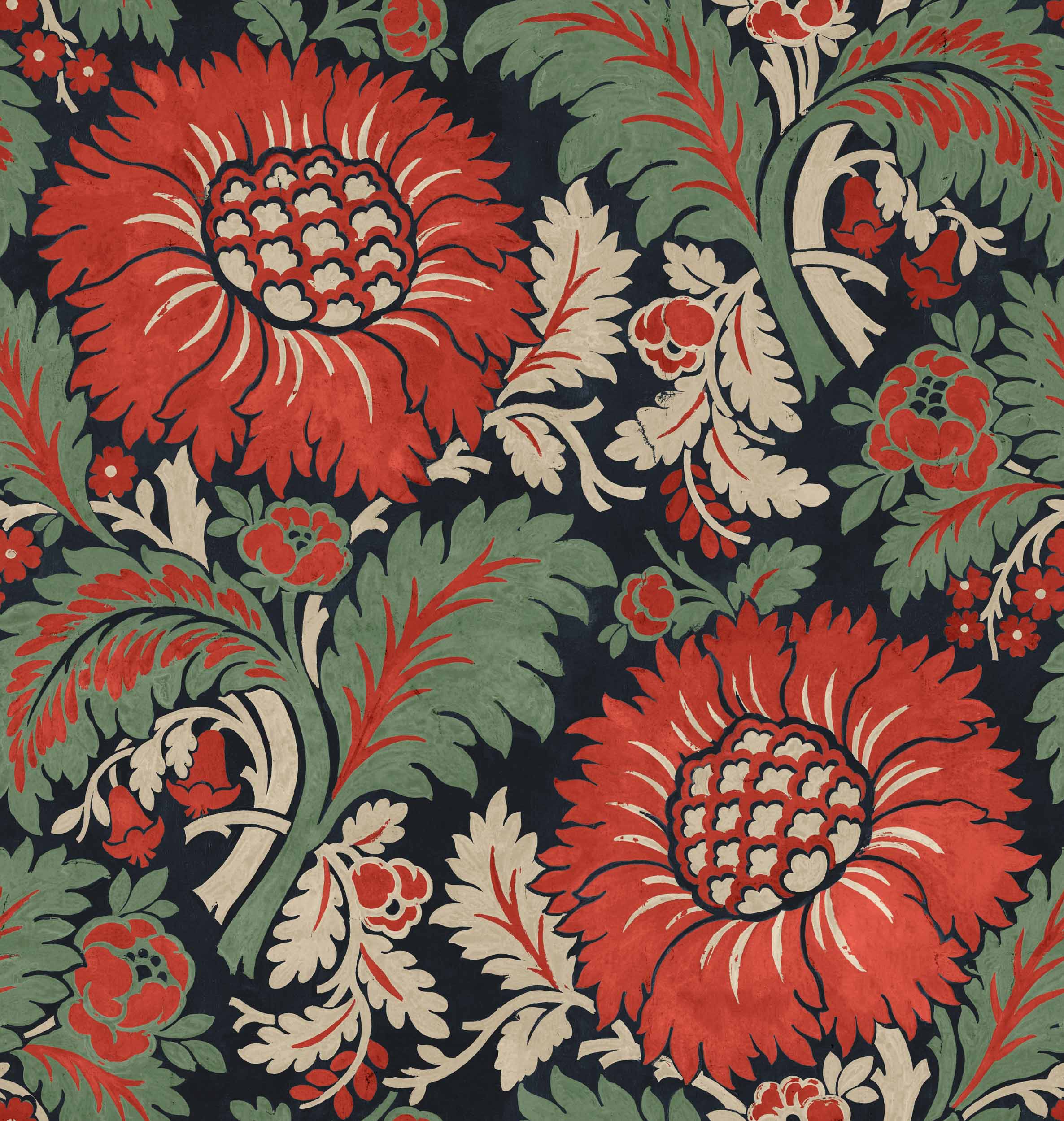Chinese Damask, Sage, Coordonne, 5mp / rola