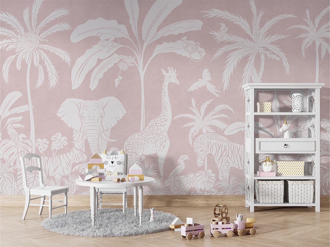 Monochrome Jungle - Pink, Kikki Belle 5