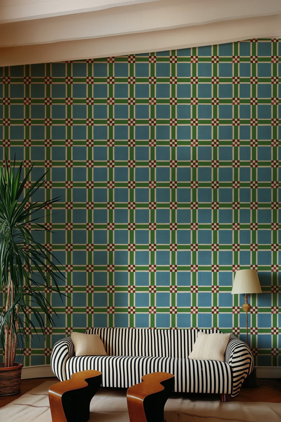Bold Grid, Green, Rebel Walls 3