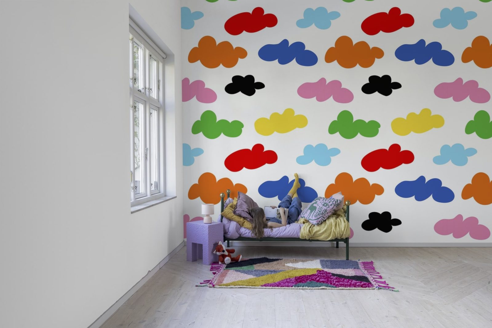 Cloudy, Rainbow, Rebel Walls 3
