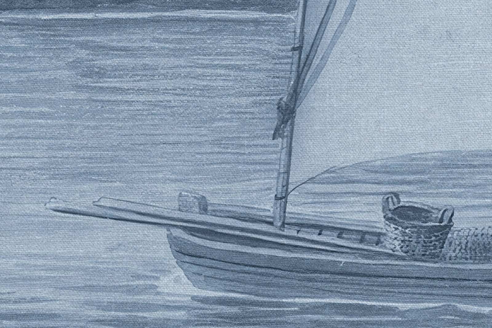 Weekend Sail, Blue, Rebel Walls 4