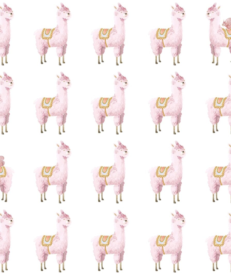 Alpaca Rebel, Pink, Rebel Walls, 5 mp / rola