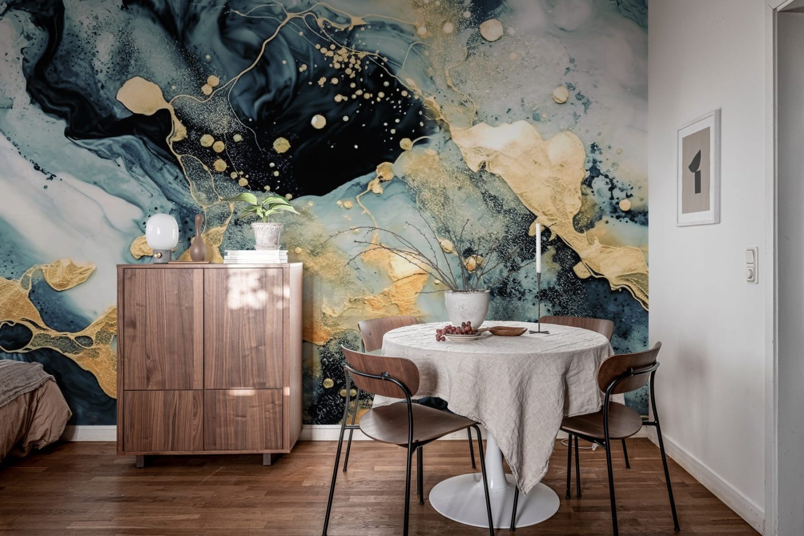 Marble Stream, Blue, Rebel Walls 2