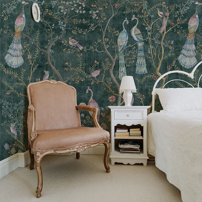 Peacock Chinoiserie in Emerald, VLAdiLA 4