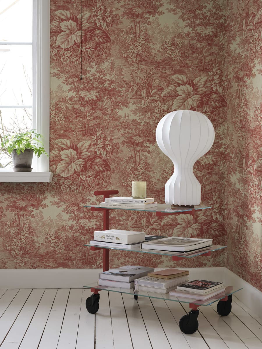 Forest Toile, Red, Sandberg 3