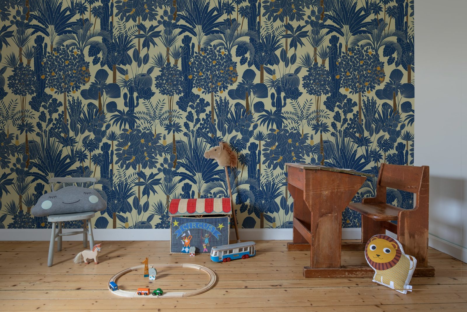 Wild Tropics, Blue, Rebel Walls 3