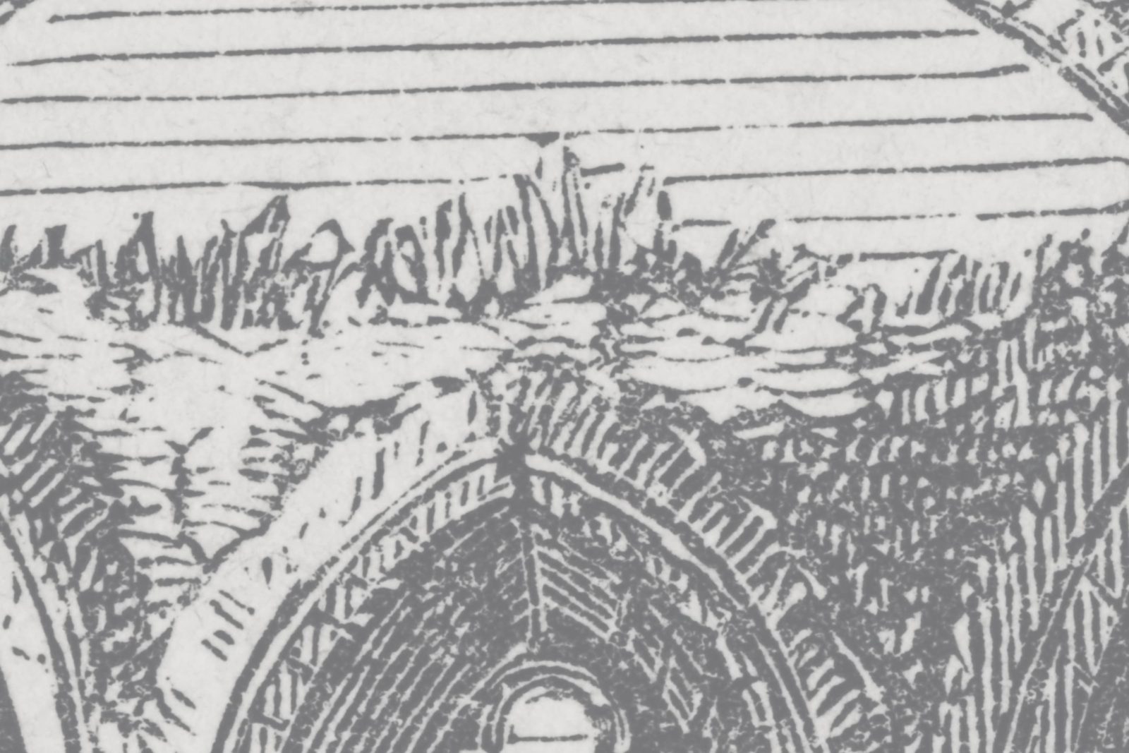 Gothic Arches, Grey, Rebel Walls 4
