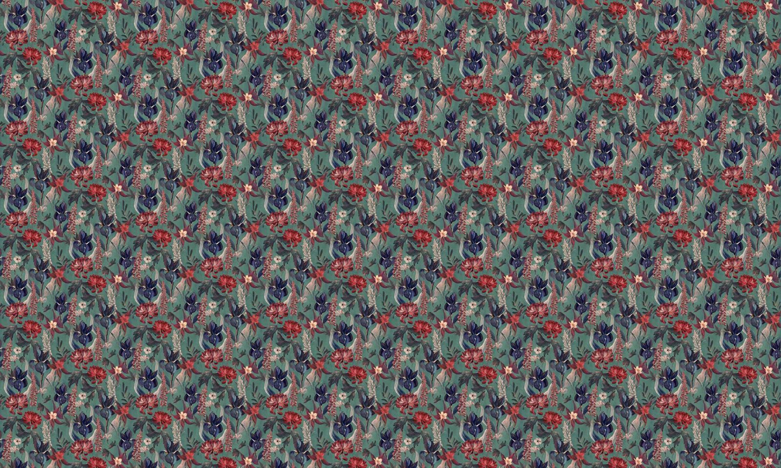 Jardín Rojo, Menta, Coordonne 5mp / rola 3