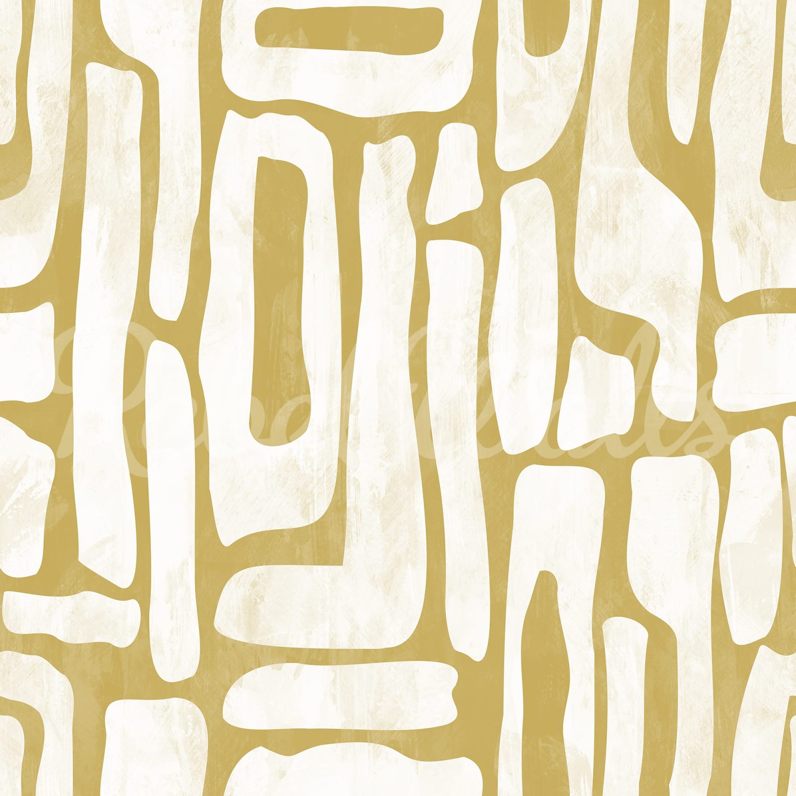 Aesthetic Shapes, Yellow, Rebel Walls