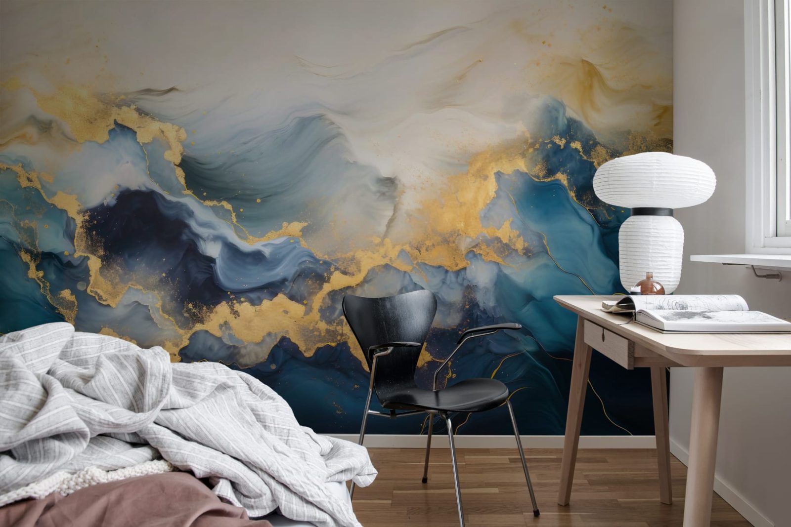 Gold Stream, Blue, Rebel Walls 3