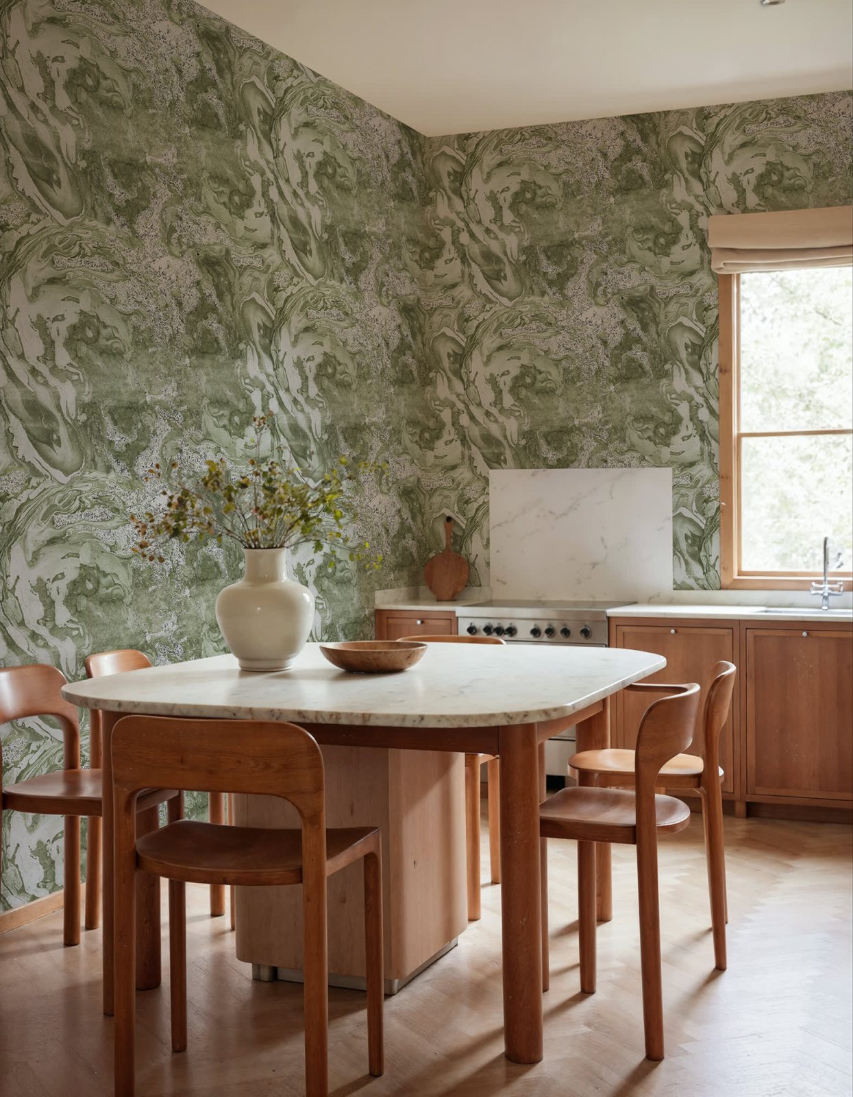 Marble Flow, Green, Rebel Walls 3