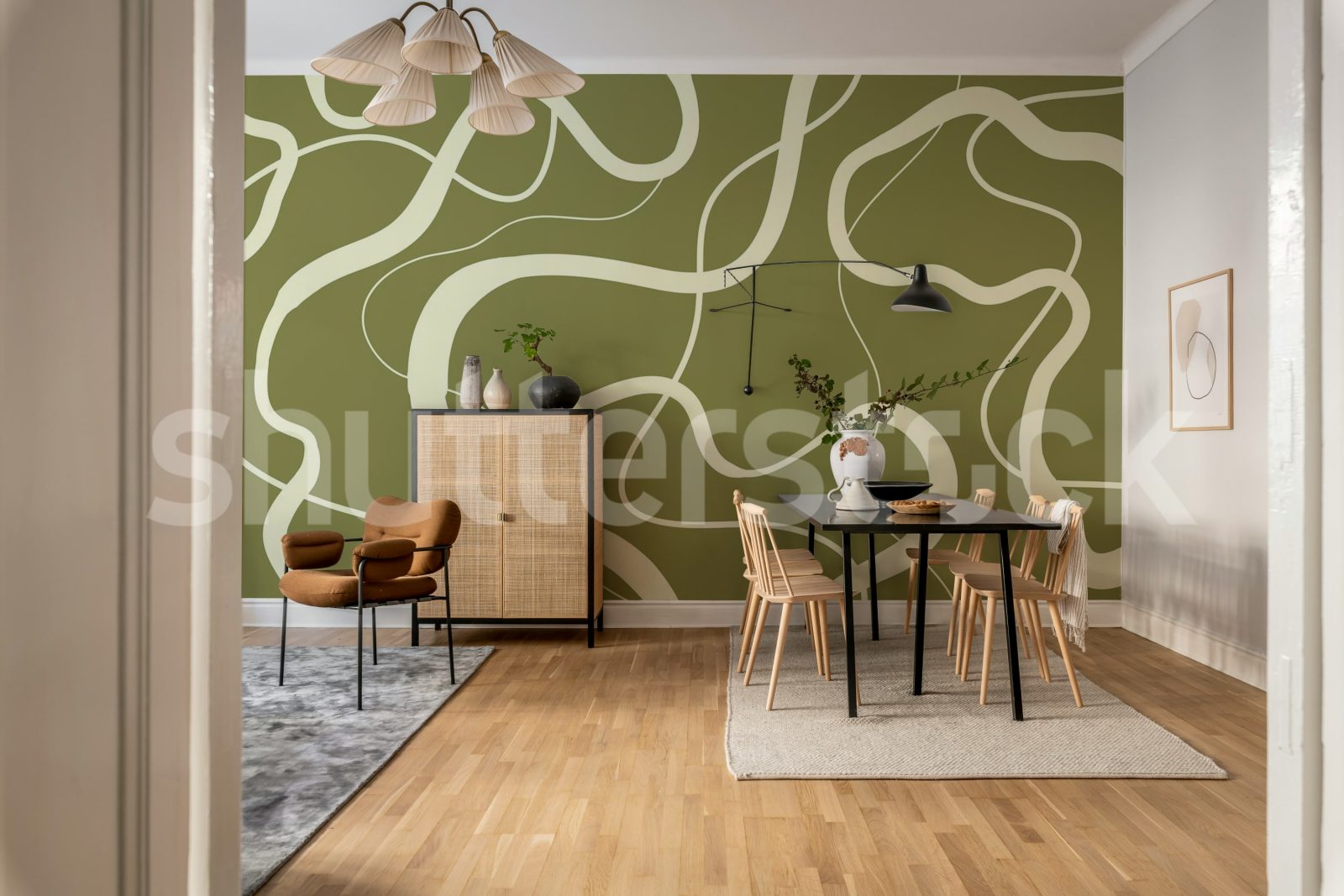 Twisting Lines, Olive, Rebel Walls 2