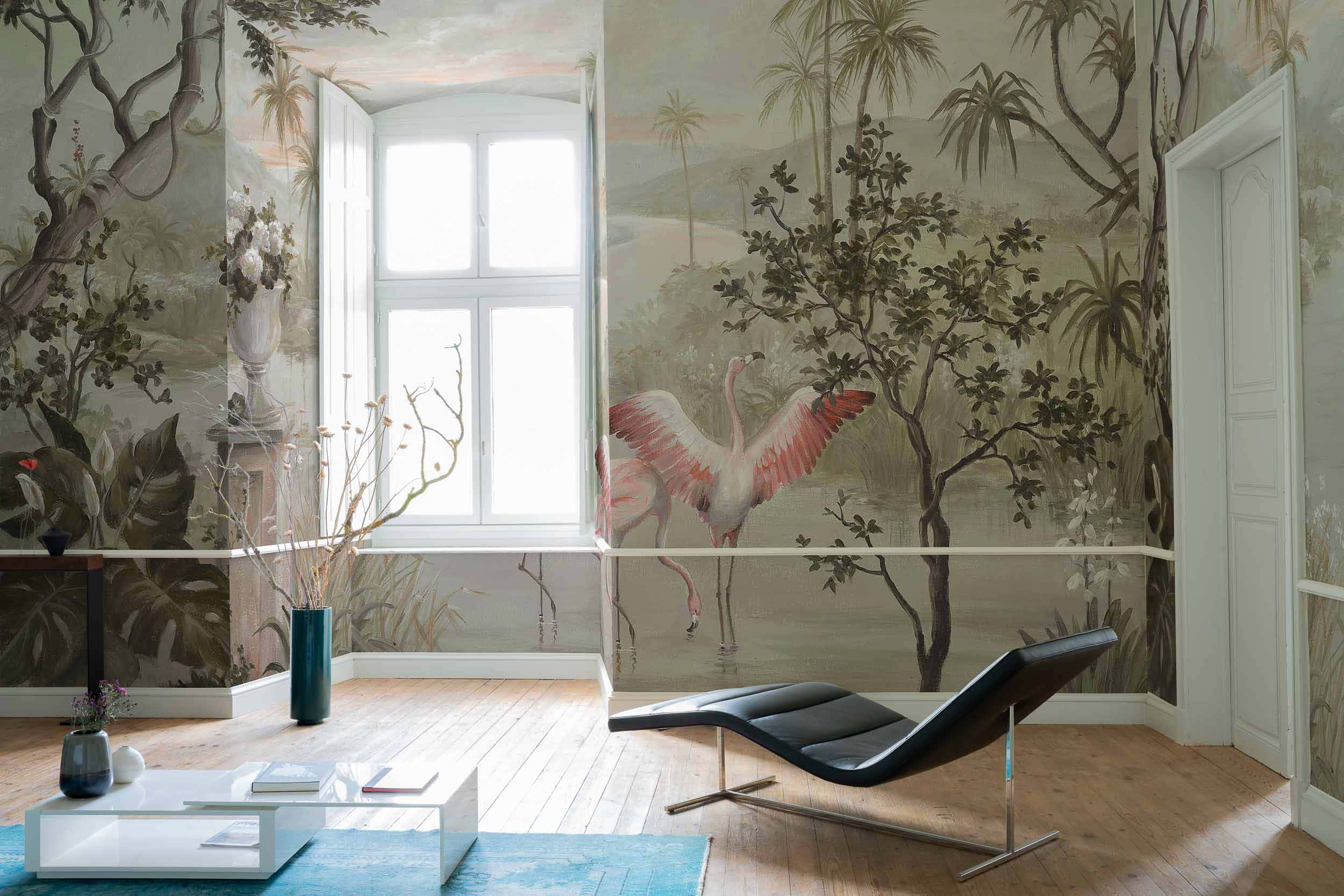Landscape with Flamingos, New World, Coordonne 2