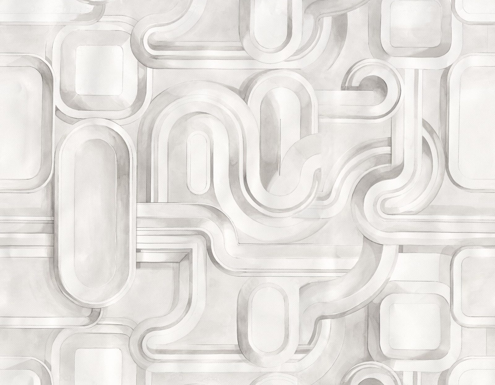 Abstract Path, Gray, Rebel Walls