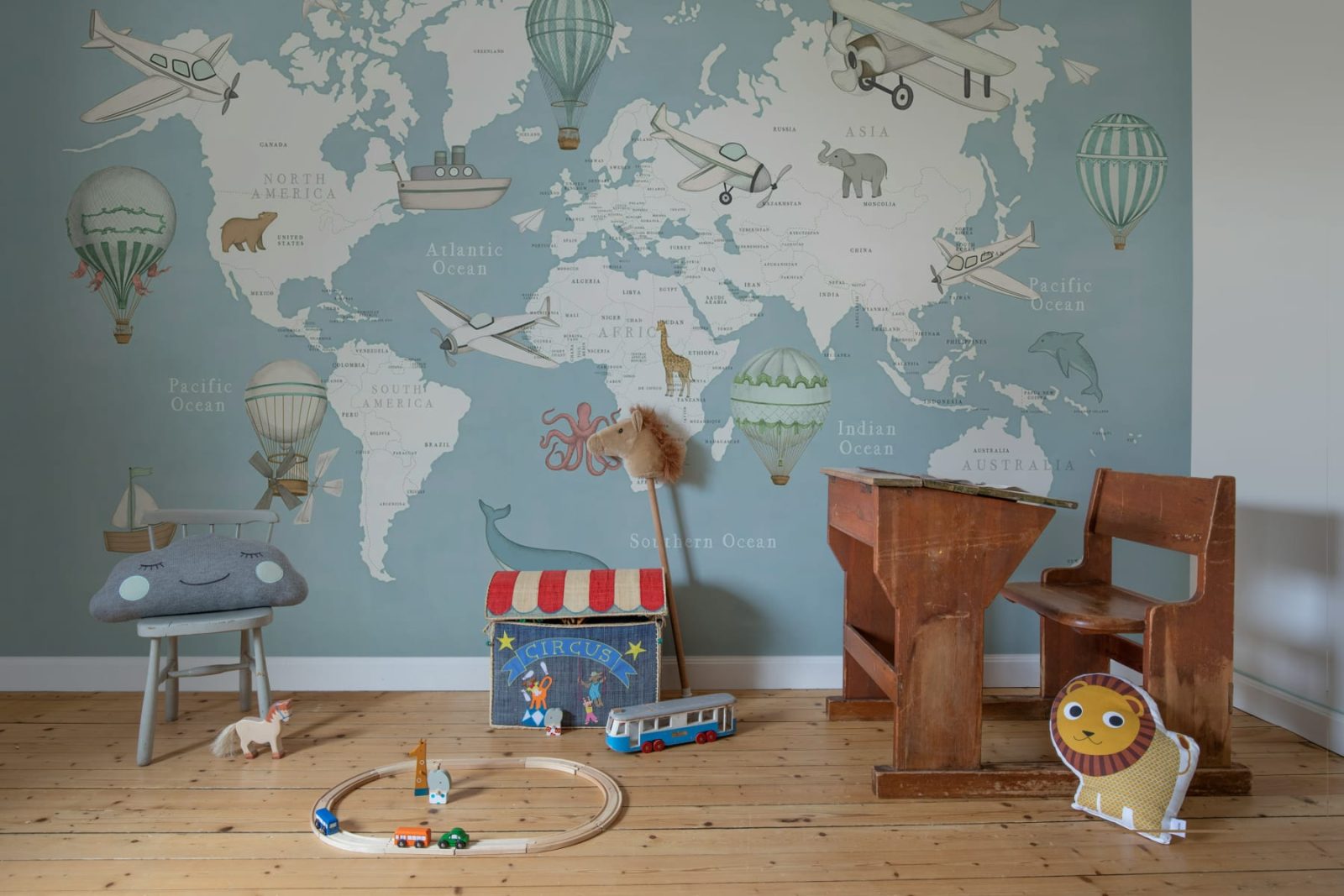 Playful World, Light Blue, Rebel Walls 2
