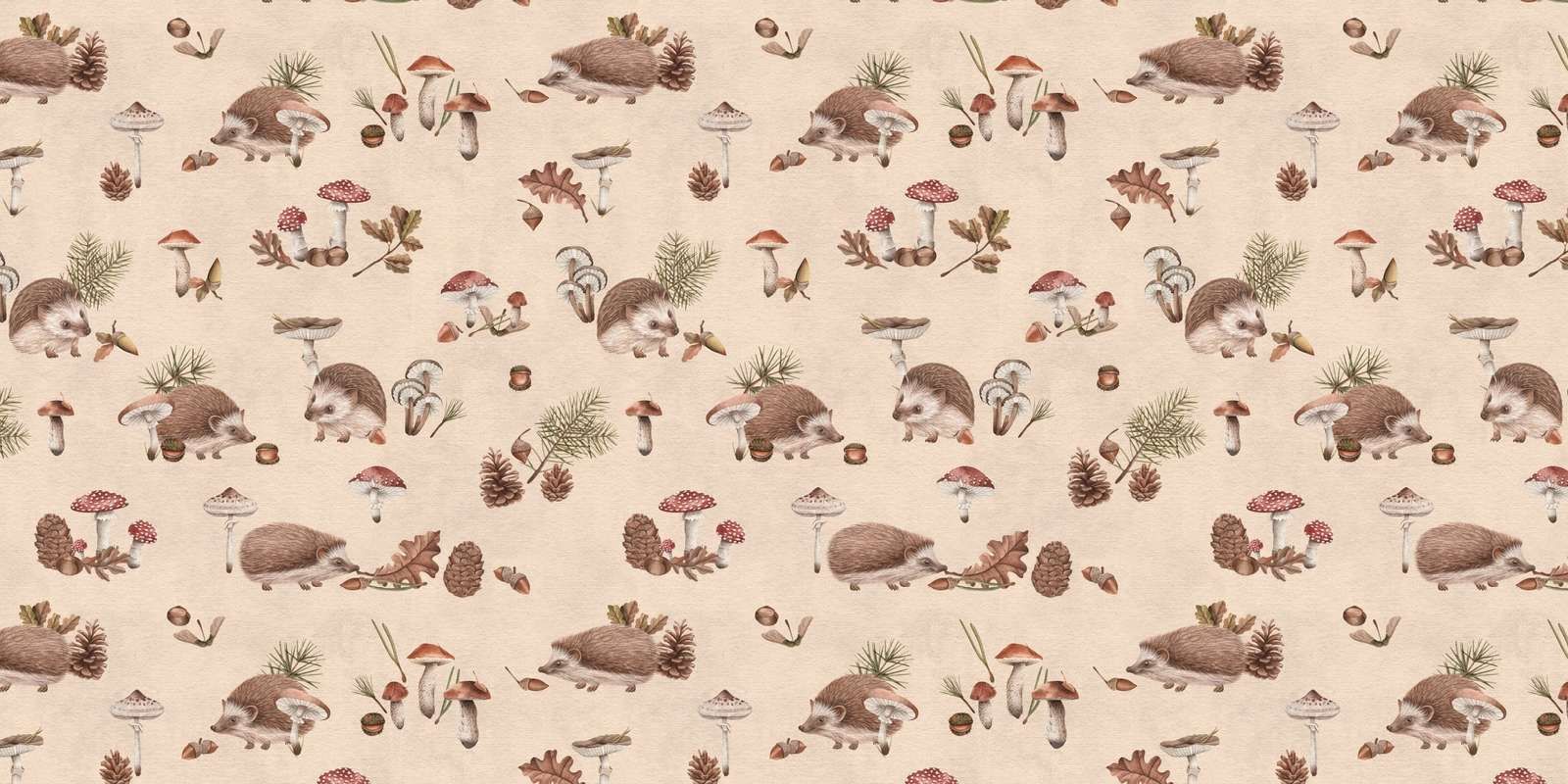 Happy Hedgehog - Beige, Kikki Belle