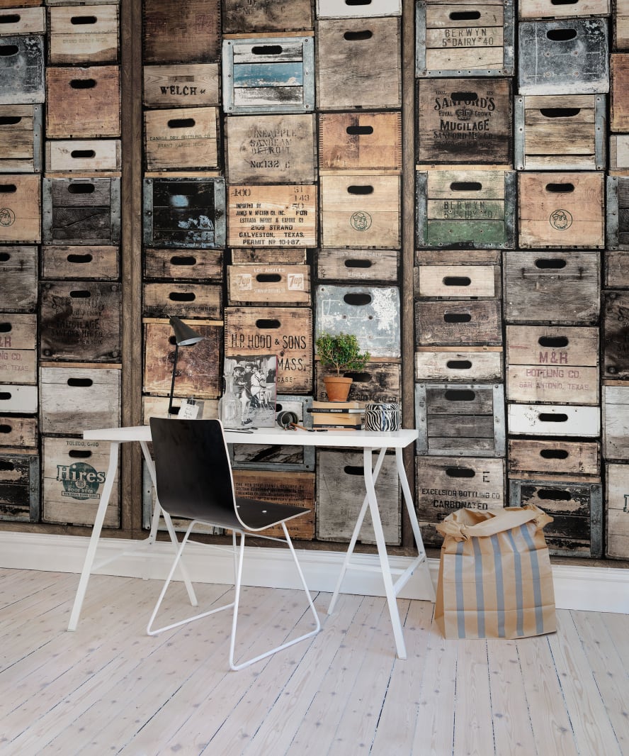 Industriel Urban Farm L.A., Vintage Rebel Walls 2