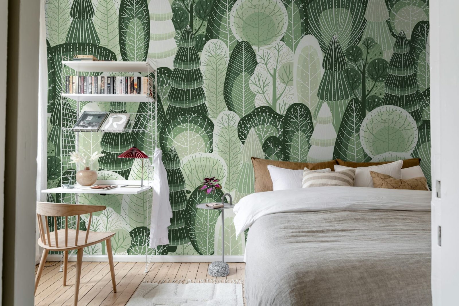 Artsy Trees, Green, Rebel Walls 3