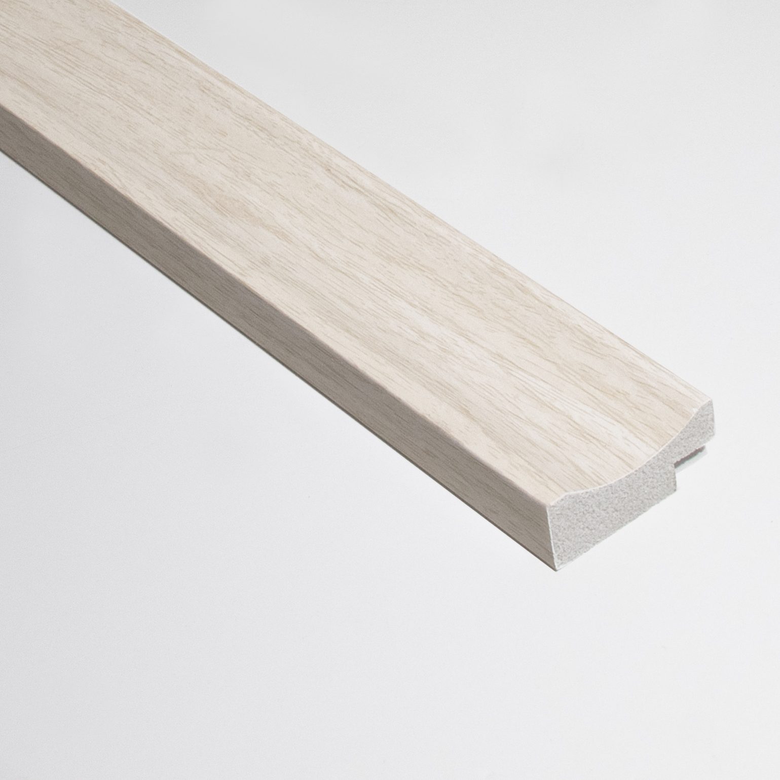 Profil dreapta pentru riflaj decorativ 3D Onda, Stejar Alb, 270x3.2cm, Lamelio