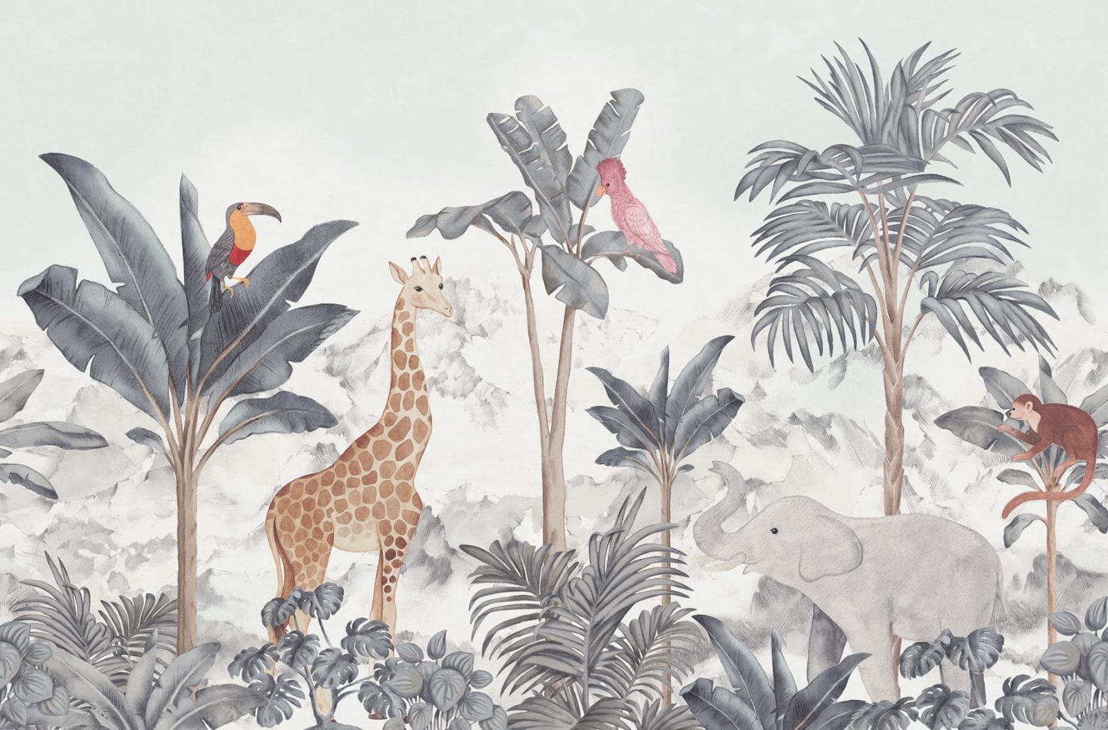 Friends of the Jungle, Blue, Rebel Walls