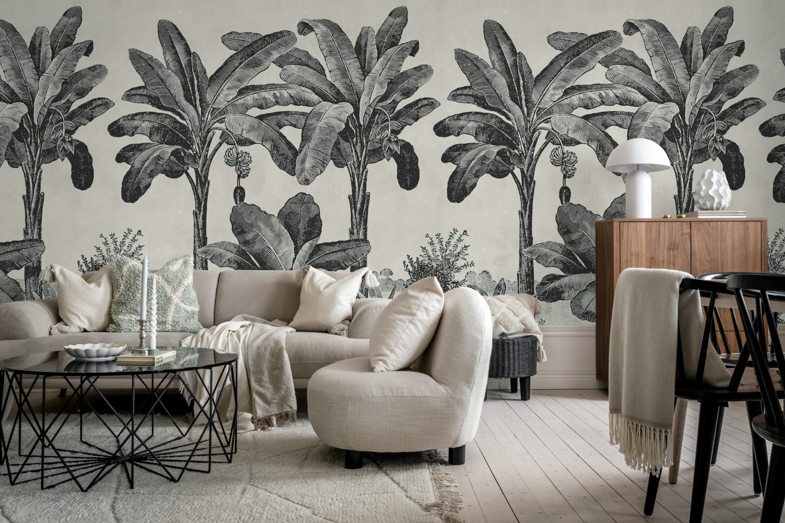 Timeless Tropics, Black & White, Rebel Walls 2