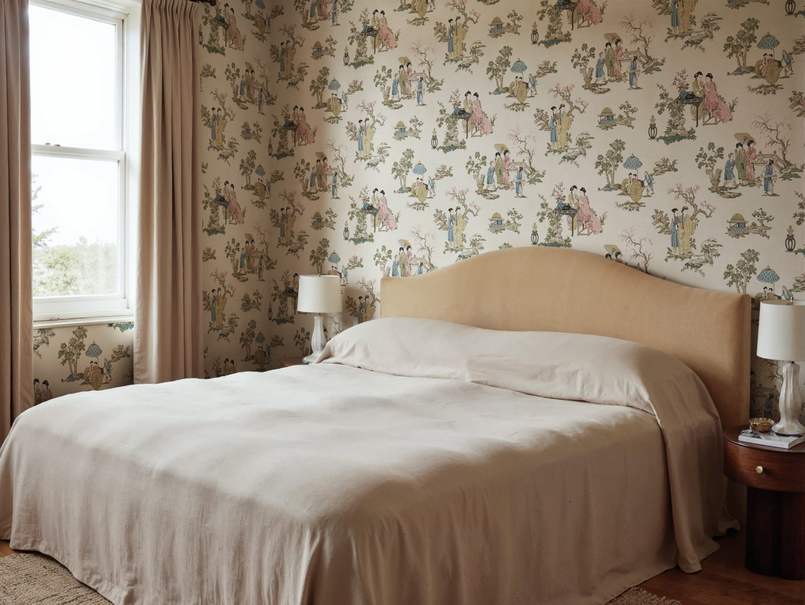 Toile Conversation, Beige, Rebel Walls 2