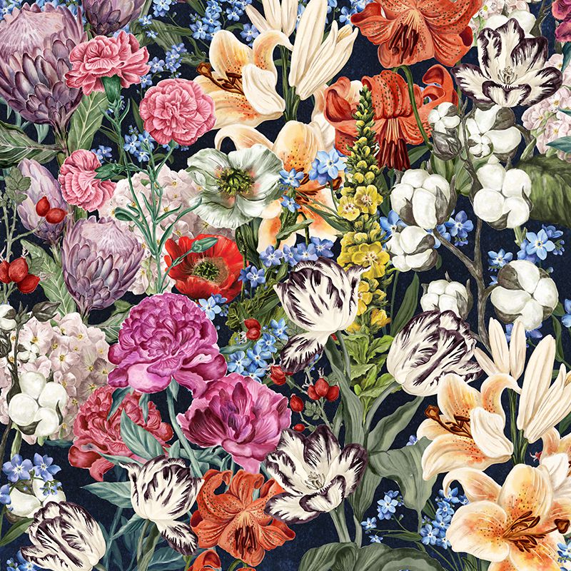 Primavera Flowers (dark), VLAdiLA 4