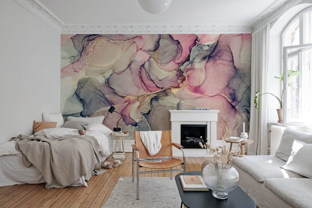 Pink Watercolors, Rebel Walls 3
