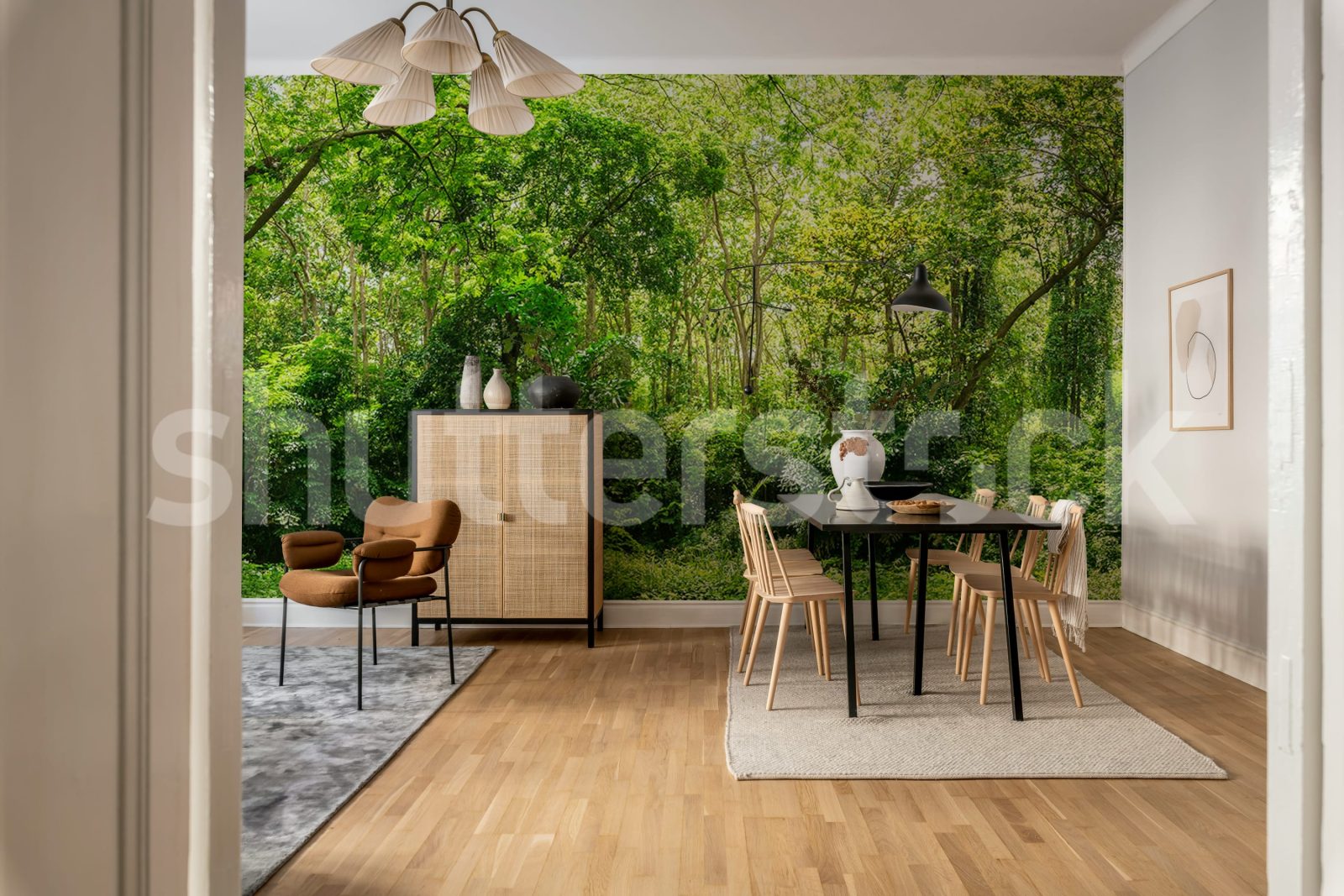 Summer Forest, Green, Rebel Walls 3