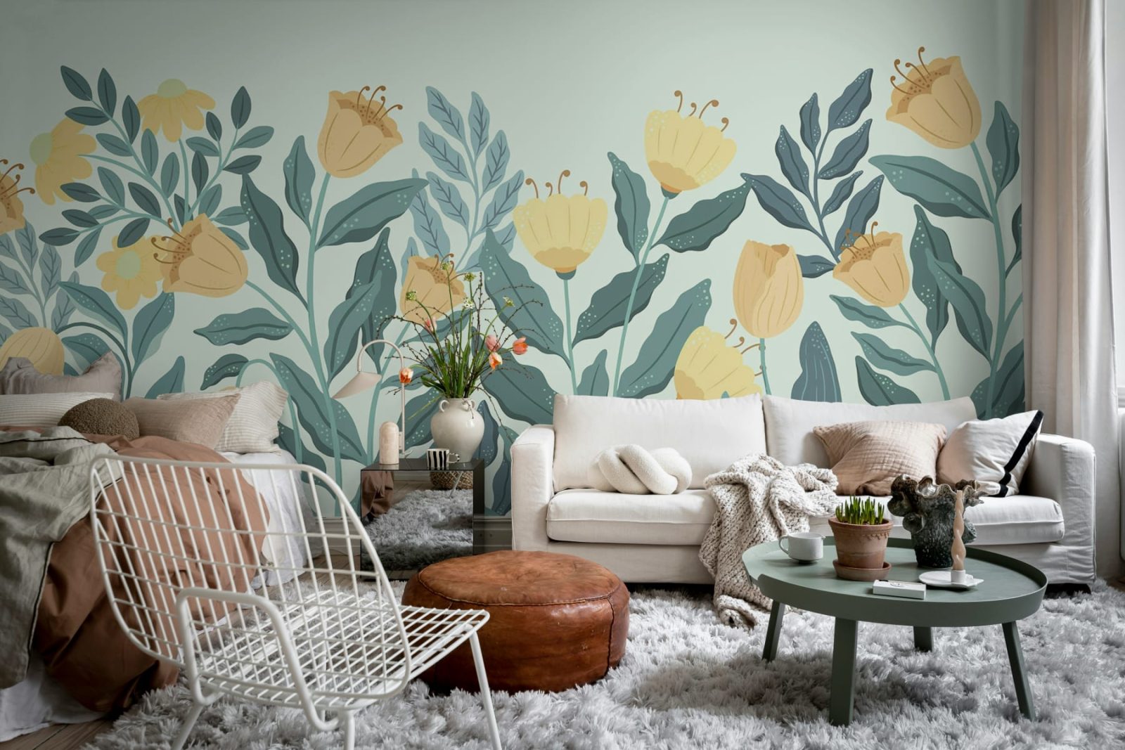 Big Blossom, Yellow, Rebel Walls 2