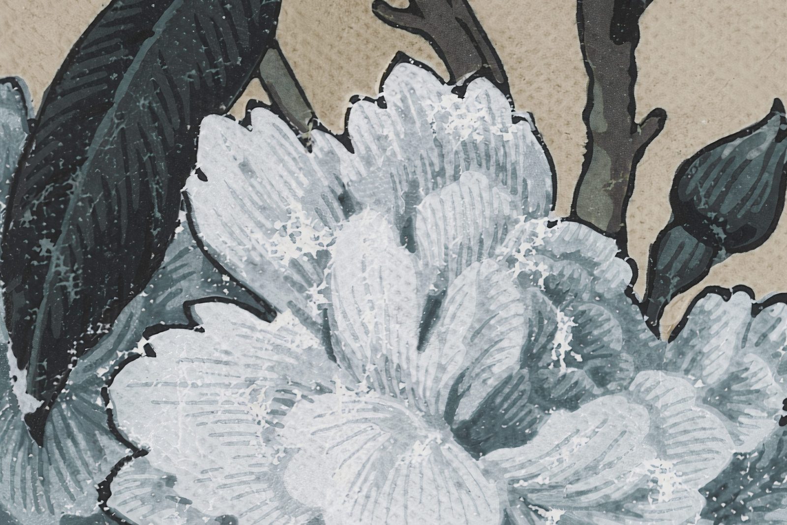 Winding Bloom, Light Blue, Rebel Walls 4
