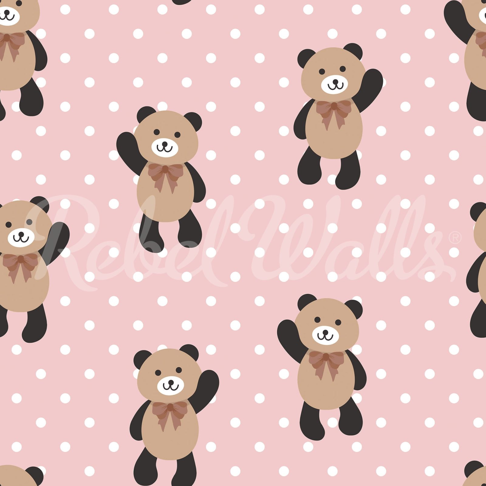 Hello Bear, Baby Pink, Rebel Walls