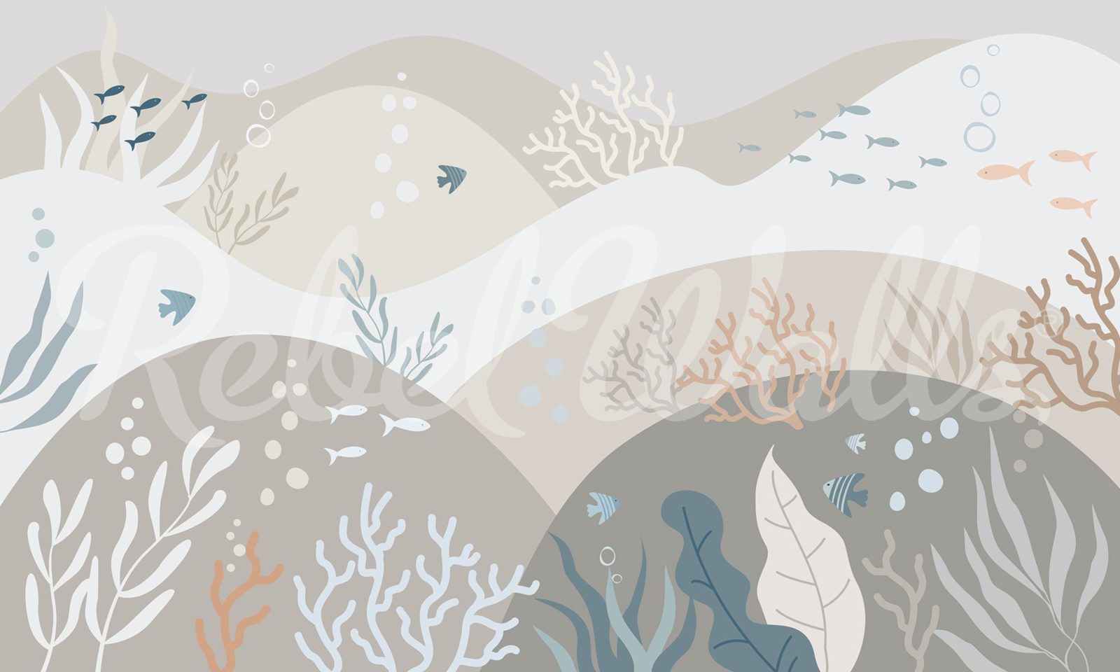 Sea Hills, Sand Beige, Rebel Walls