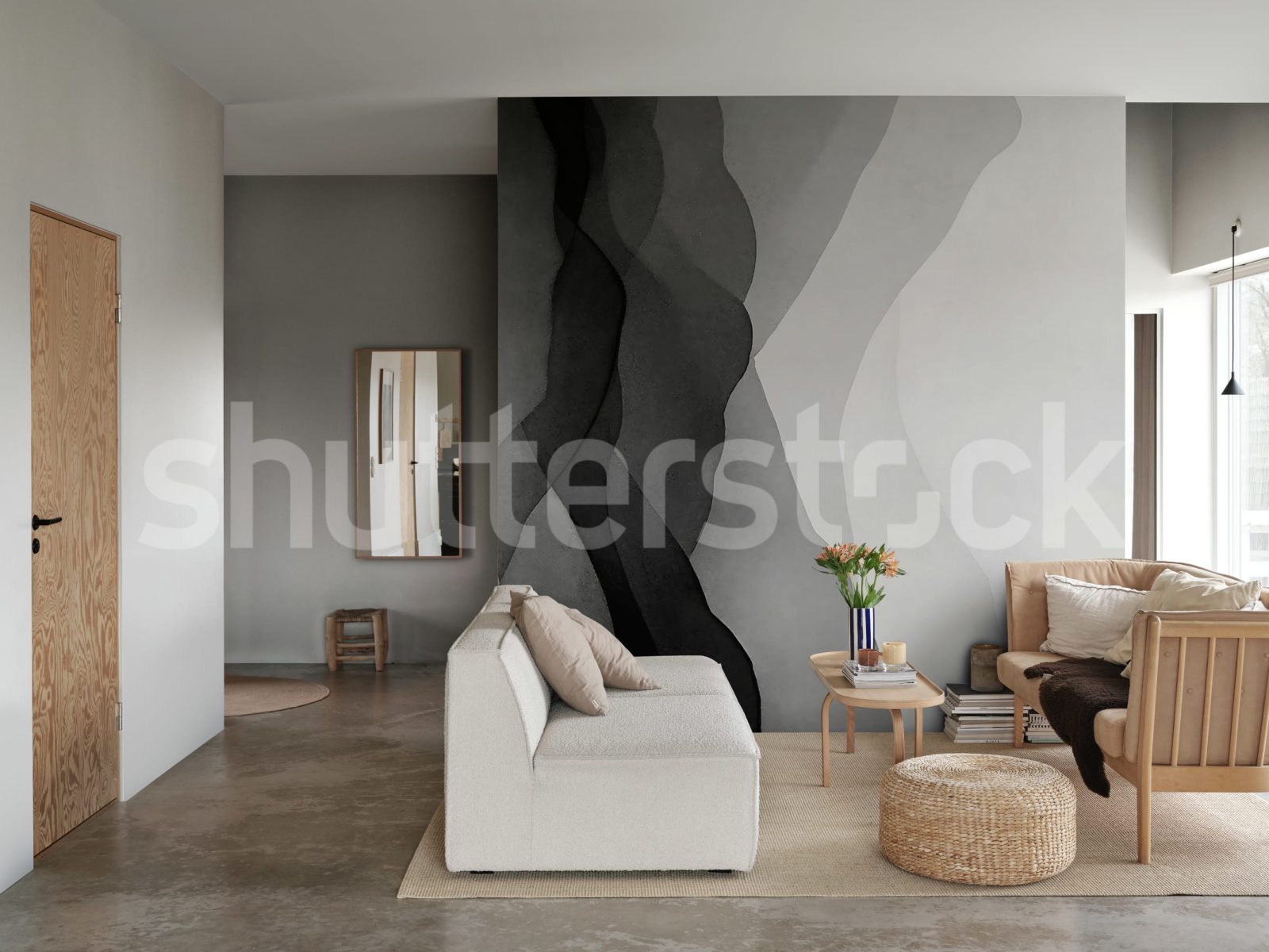 Vertical Gradient, Gray, Rebel Walls 2