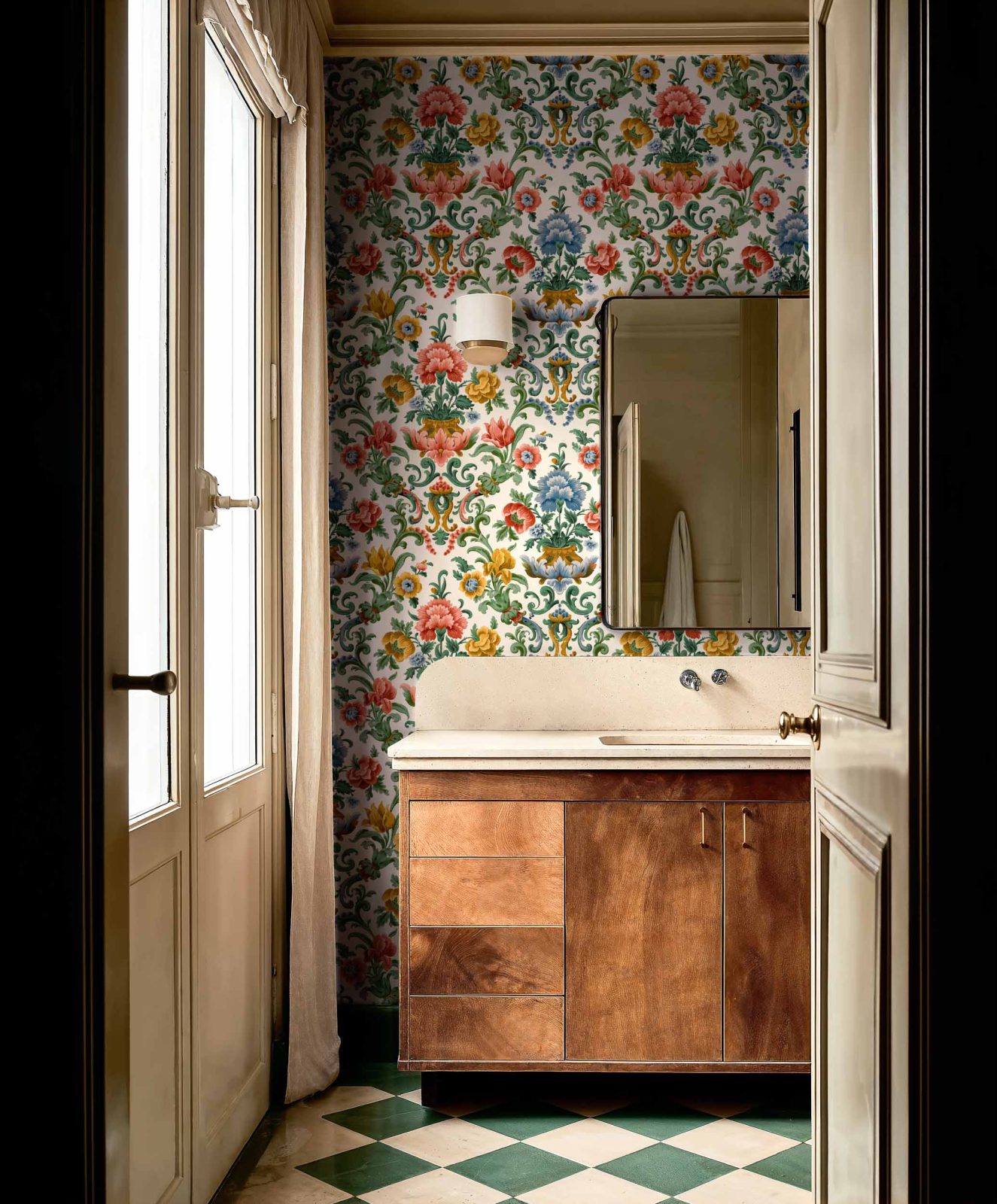 Aranjuez Damask, Coral, Coordonne, 5mp / rola 2