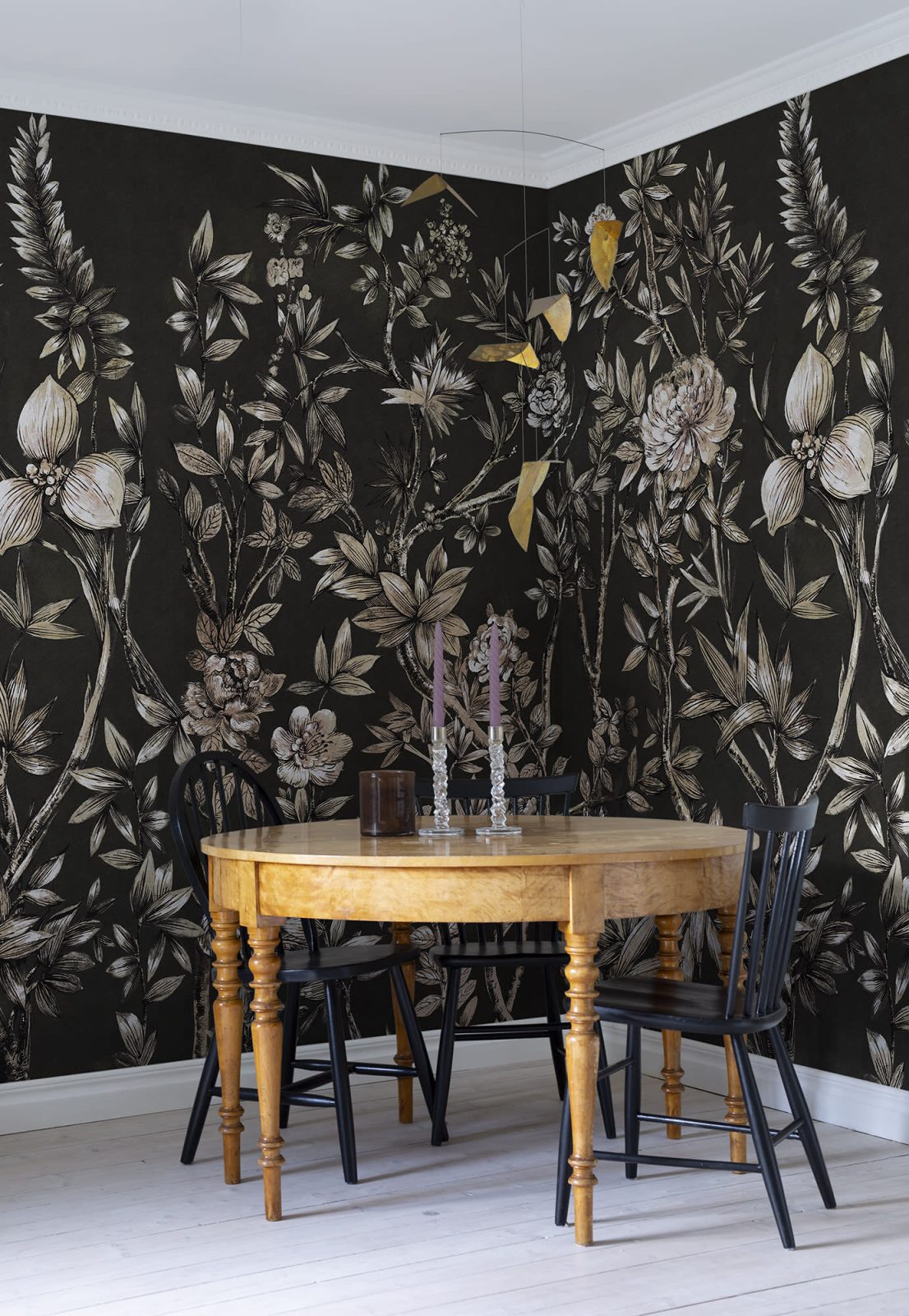 Silk Floral, Midnight, Rebel Walls 3