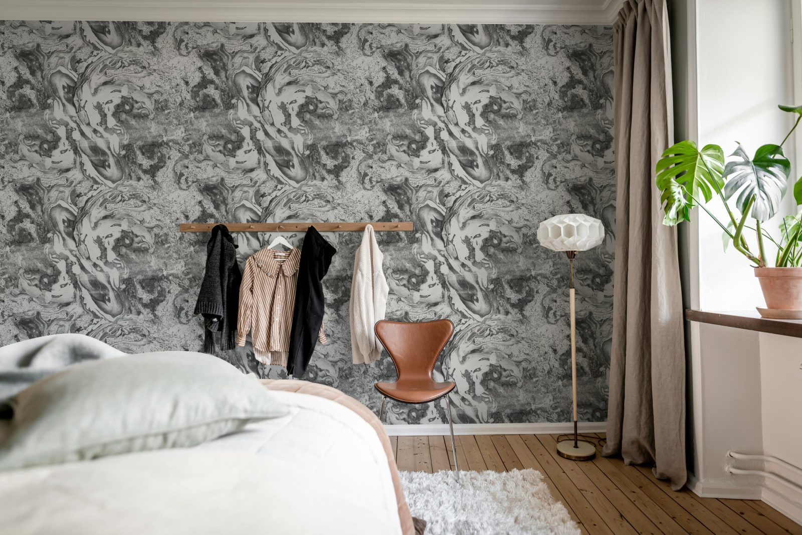 Marble Flow, Black, Rebel Walls 2