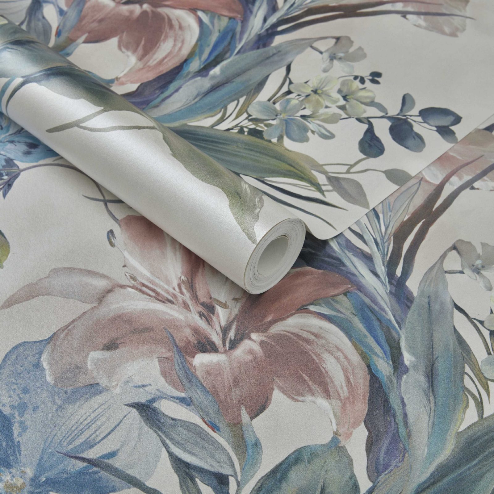 Lilliana, Cream Luxury Floral, 1838 Wallcoverings, 5.3mp / rola 3