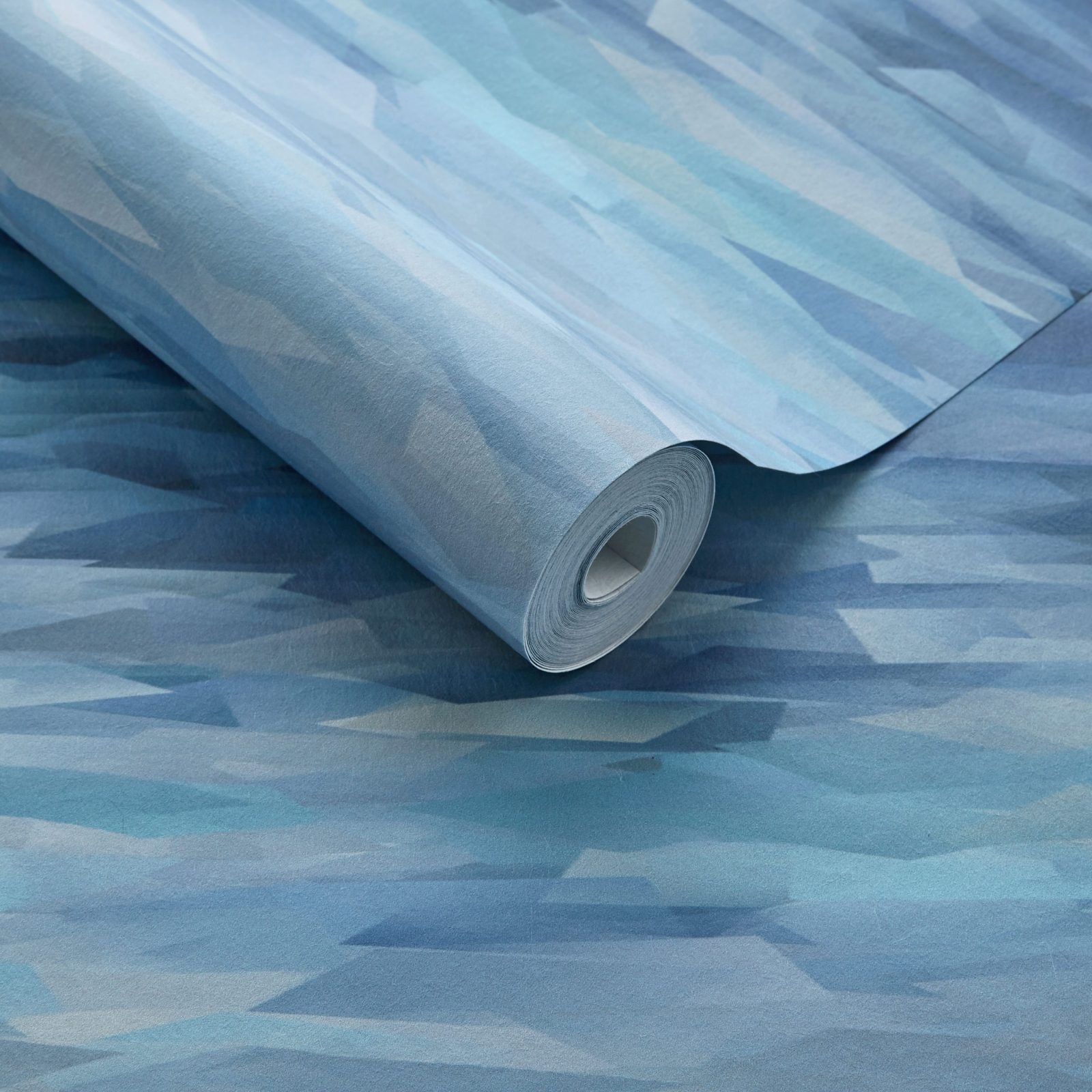 Prism, Blue Dusk Luxury Geometric, 1838 Wallcoverings, 5.3mp / rola 3