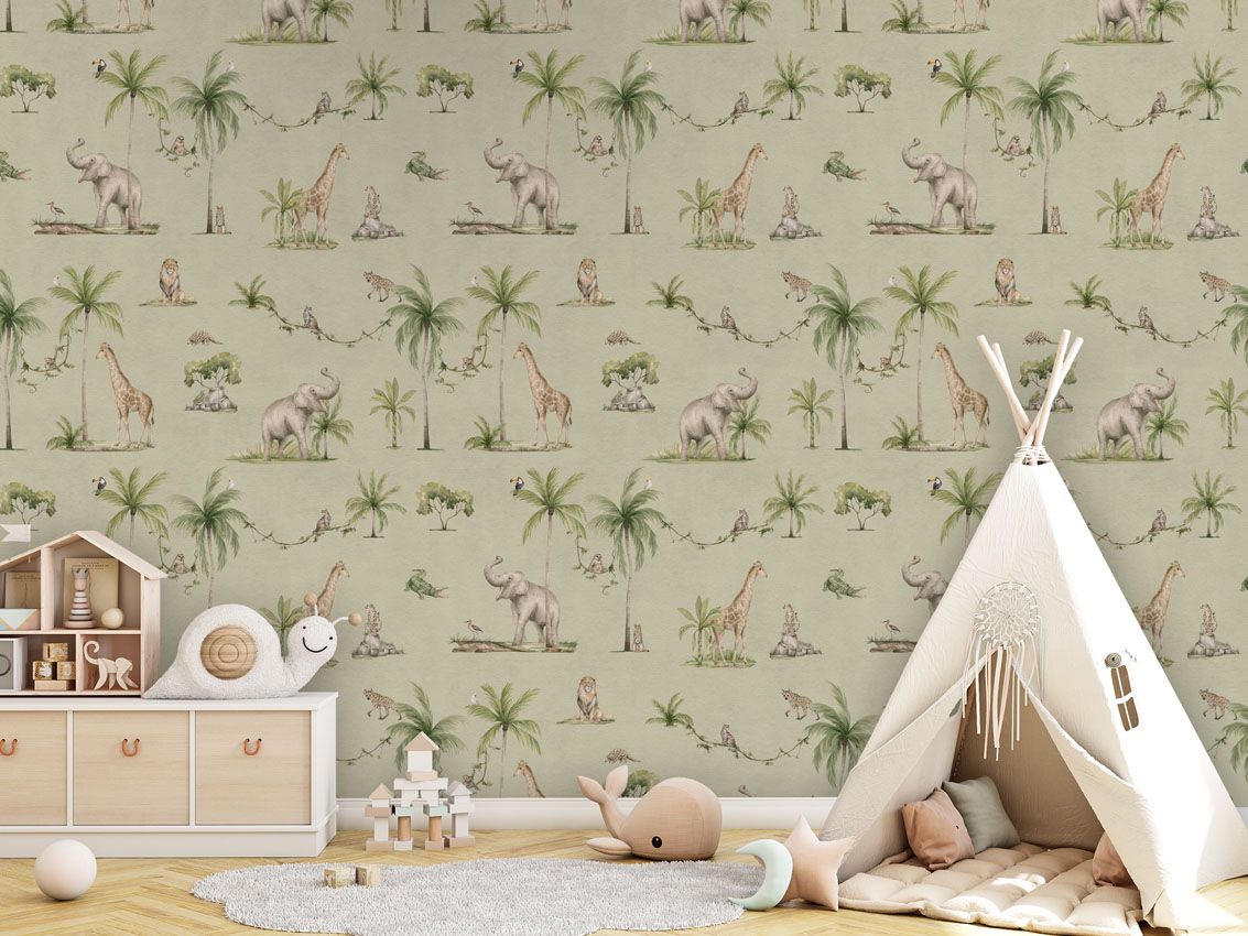 Joyful Jungle - Green, Kikki Belle 2