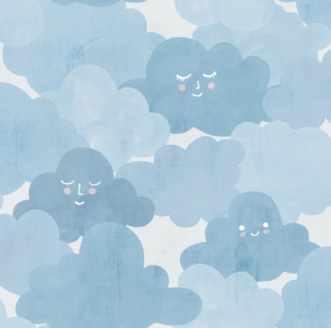 Happy Clouds, Sky, Rebel Walls, 5 mp / rola