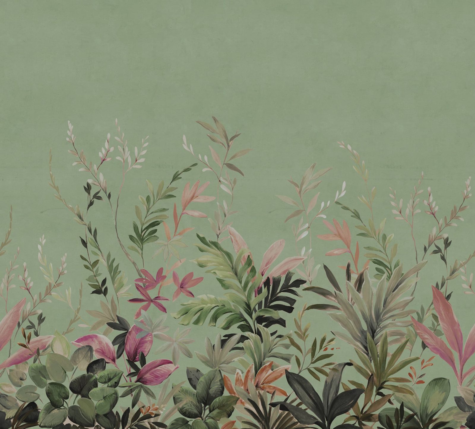 Jungle Meadow, Green, Rebel Walls