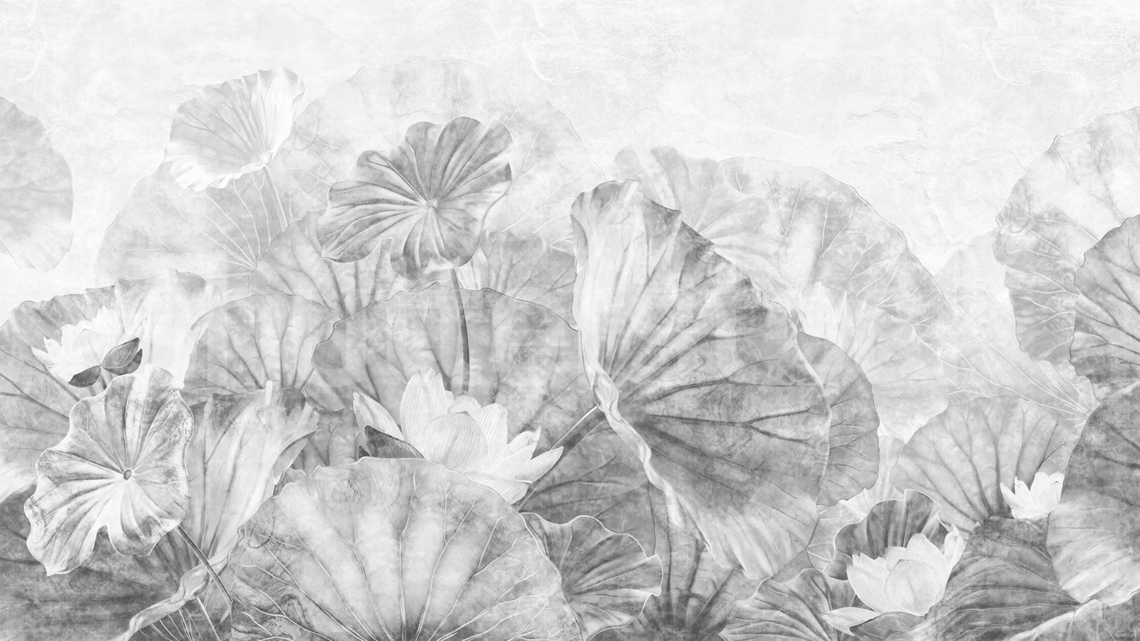 Lotus Leafs, Gray, Rebel Walls