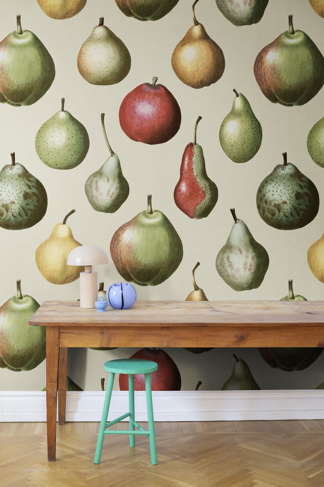 Vintage Pear, Happy, Rebel Walls 3