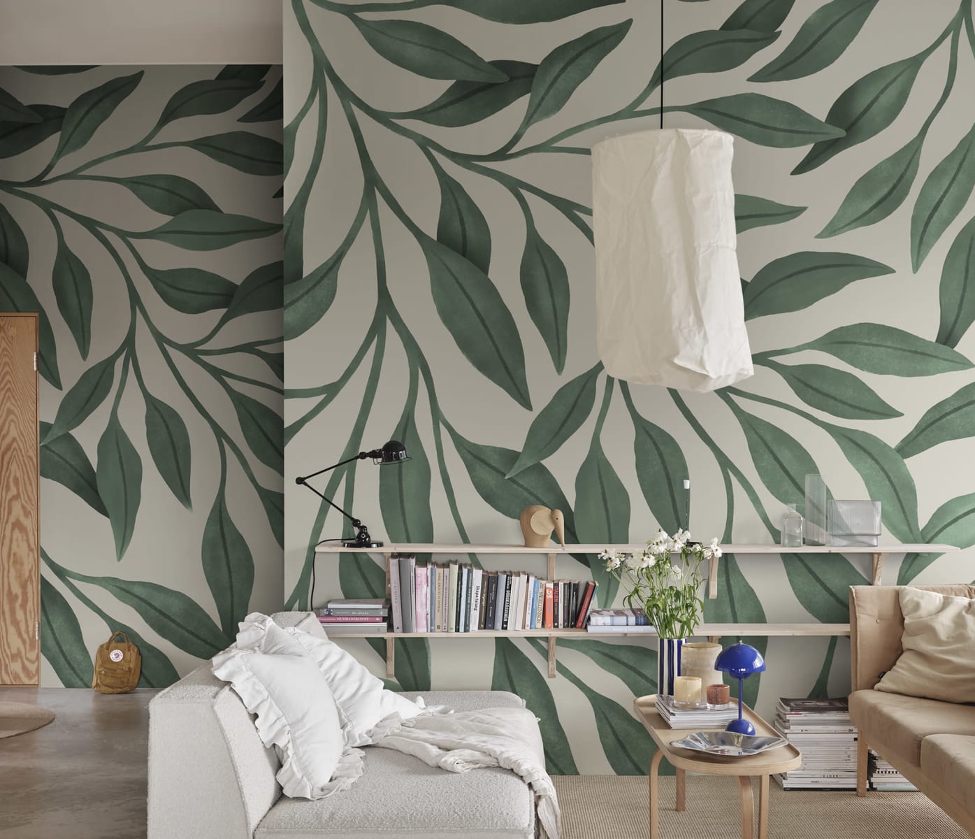 Giant Leaves, Dark Green, Rebel Walls 2