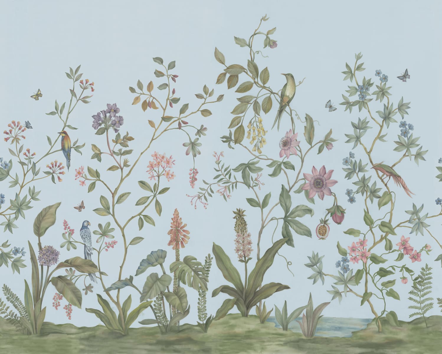 Chinoiserie, Blue, Rebel Walls