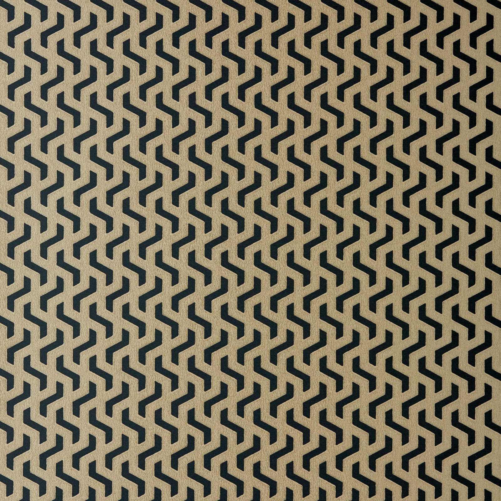 Rattan, Bracken Gold and Black Luxury Geometric, 1838 Wallcoverings, 5.3mp / rola